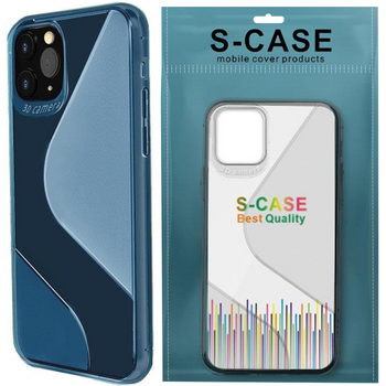 S-Case elastyczne etui pokrowiec Huawei P Smart 2020 niebieski