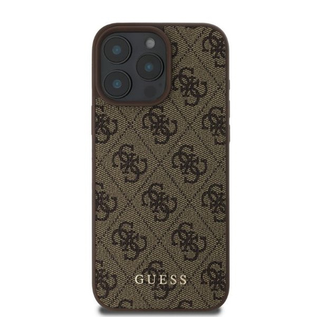 GUESS ETUI HARD CASE DO IPHONE 16 PRO 6.3 4G CLASSIC Z MODNYM WYKOŃCZENIEM