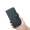 iCarer Oil Wax Wallet Case 2in1 etui iPhone 14 Pro skórzany pokrowiec z klapką Anti-RFID niebieski (WMI14220722-BU)