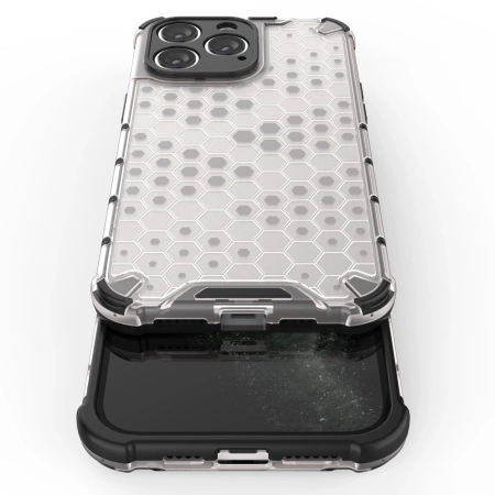 HURTEL ETUI PANCERNE HYBRYDOWE DO IPHONE 14 PRO MAX Z SYSTEMEM HONEYCOMB