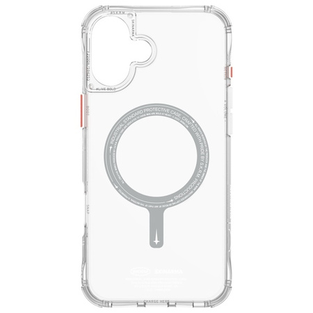 Skinarma etui Saido iPhone 16 Plus 6.7 Magnetic Charging przezroczysty/clear