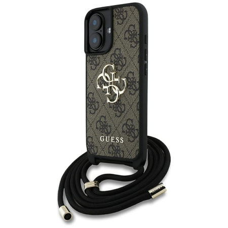 GUESS ETUI DO TELEFONU IPHONE 16 PLUS 4G BIG LOGO CORD STAP CROSSBODY MODNE