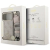 Etui Guess 4G Strass Logo & Big Strap Metal Buttons MagSafe na iPhone 17 Pro - różowe