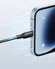 INNOSTYLE JAZZY KABEL USB-C LIGHTNING MFI SZYBKIEGO ŁADOWANIA DO IPHONE KEVLAR 1M CZARNY