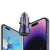 USAMS ŁADOWARKA SAMOCHODOWA C39 60W DO TELEFONÓW USB USB-C SZYBKA ŁADOWARKA