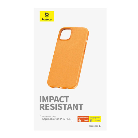 BASEUS ETUI NA TELEFON DO IPHONE 15 PLUS POKROWIEC MAGNETYCZNY FAUXTHER
