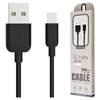 USAMS KABEL U-TURN DO LIGHTNING DO TELEFONÓW APPLE SZYBKIE ŁADOWANIE 1M