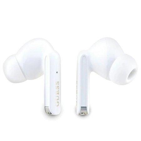 Słuchawki Bluetooth TWS Guess Glitter Gradient ze stacją dokującą - fioletowe