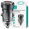 USAMS Ład. sam. C35 USB+USB-C 45WFast Charge czarny/black CC175CC01 (US-CC175)