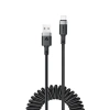 ACEFAST KABEL USB-A DO USB-C SPRĘŻYNOWY 480Mb/s 3A 1.2M DO TELEFONÓW XIAOMI