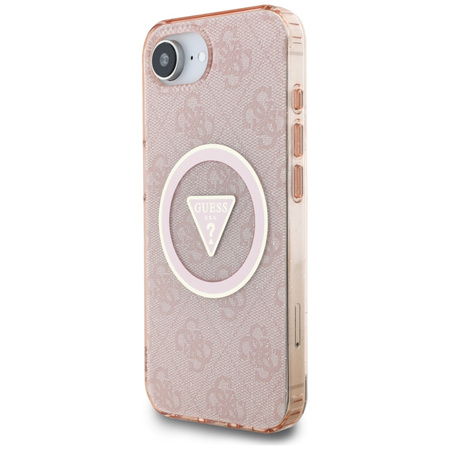 GUESS ETUI 4G CIRCLE TRIANGLE DO MAGSAFE DO IPHONE 16E ZABEZPIECZENIE I