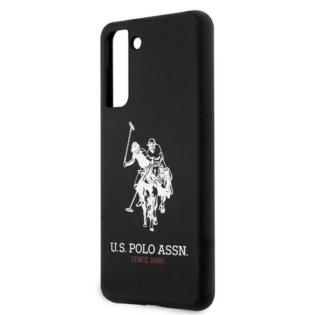 Etui U.S. Polo Assn. Silicone Logo na Samsung Galaxy S21 - czarne