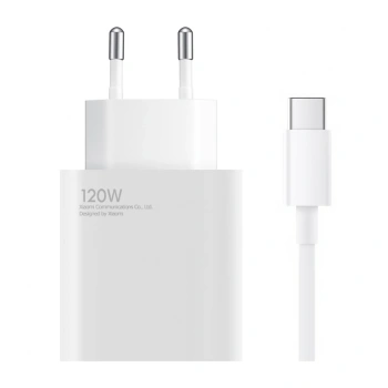 XIAOMI ŁADOWARKA 120W 6A DO TELEFONÓW Z KABLEM USB-C DO SZYBKIEGO ŁADOWANIA