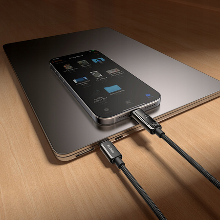 MCDODO KABEL USB-C USB-C SZYBKIE ŁADOWANIE DO LAPTOPA USB TYP C 240W 1M LED