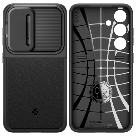 Etui Spigen Optik Armor na Samsung Galaxy S24 - czarne