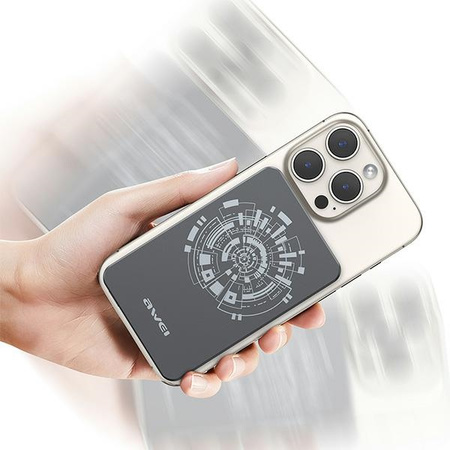 AWEI POWERBANK DO MAGSAFE P112K 5000MAH DO IPHONE 15 14 13 ZASILANIE NA