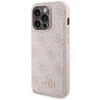 Zestaw Guess GUBPM5P15X4GEMGP iPhone15 Pro Max 6.7 hardcase + Powerbank 5000mAh MagSafe różowy/pink 4G Metal Logo