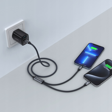 PALPRO KABEL 3X USB-C LIGHTNING SZYBKIE ŁADOWANIE DO SAMSUNG APPLE 100W 1M