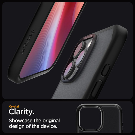 SPIGEN CASE ULTRA HYBRID DO IPHONE 16 PRO ZBUDOWANE Z TRWAŁYCH MATERIAŁÓW