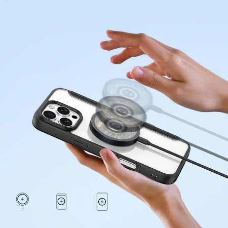 DUX DUCIS ETUI SKIN X PRO DO IPHONE 16 PRO Z DO MAGSAFE I KLAPKĄ CASE