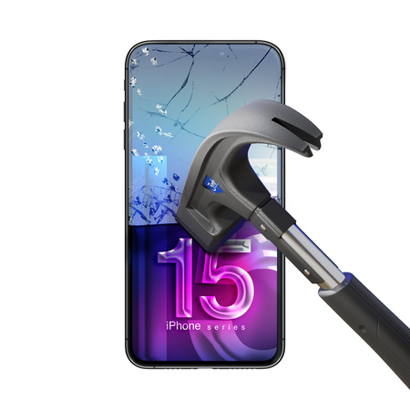 3MK FLEXIBLEGLASS SZKŁO DO APPLE IPHONE 15 PRO MAX OCHRONA EKRANU Z WYSOKĄ