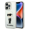 Karl Lagerfeld KLHCP14XHNIKTCT iPhone 14 Pro Max 6,7" transparent hardcase Ikonik Karl Lagerfeld