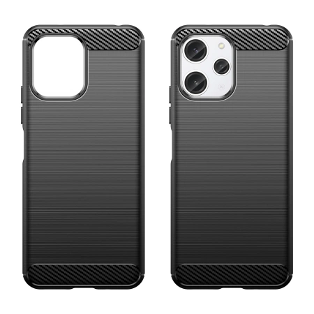 HURTEL ETUI KARBON DO XIAOMI REDMI 12 ELASTYCZNE OCHRONA PRZECIW UDERZENIOM