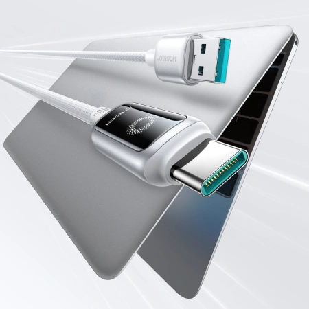 Kabel Joyroom S-A55 StarFlight 66W USB-A - USB-C 1,2m - biały