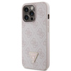 Etui Guess GUHCP13LP4TDSCPP na iPhone 13 Pro / 13 - różowe Crossbody 4G Metal Logo