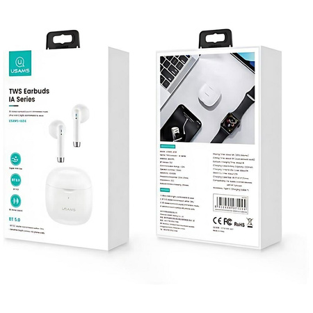 USAMS BEZPRZEWODOWE SŁUCHAWKI BLUETOOTH DO TELEFONÓW ANDROID IPHONE WYGODNE