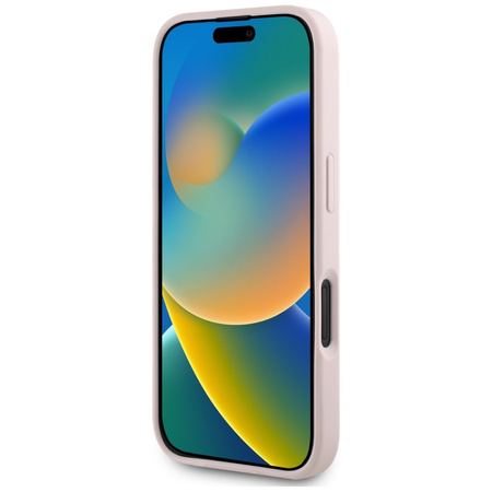 GUESS POKROWIEC TPU DO IPHONE 16 4G LOGO GRANULOWANE WERSJA CLASSIC