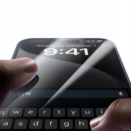 MCDODO EZ PASTE SZKŁO HARTOWANE MOCNA SZYBKA DO ETUI DO IPHONE 16 PLUS