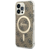 Etui Guess GUHMP13LH4STW na iPhone 13 Pro / 13 - brązowe 4G MagSafe