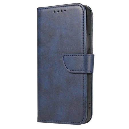 Magnet Case elegancki futerał etui pokrowiec z klapką i funkcją podstawki Xiaomi Redmi Note 11 Pro+ 5G (China) / 11 Pro 5G (China) / Mi11i HyperCharge / POCO X4 NFC niebieski