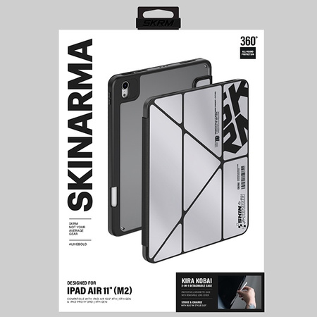 Skinarma etui Kira Kobai iPad Air 11 (M2/M3/5Gen/4Gen) chrome