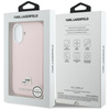 Etui Karl Lagerfeld Karl & Choupette     Head Pins Saffiano MagSafe do iPhone 17 różowy