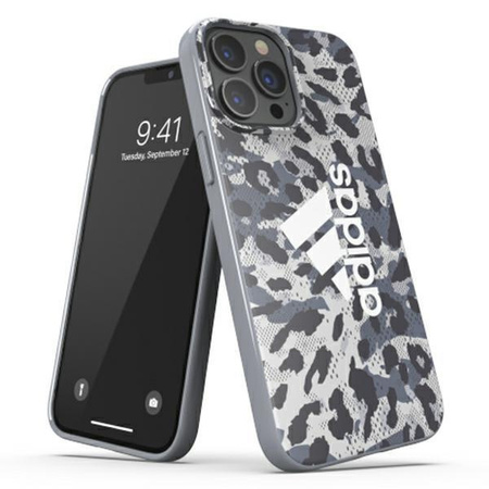 Etui Adidas OR Snap Case Leopard na iPhone 13 Pro Max - szare 47262