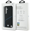 Etui BMW Leather Textured and Smooth     MagSafe do Samsung Galaxy S25 czarny