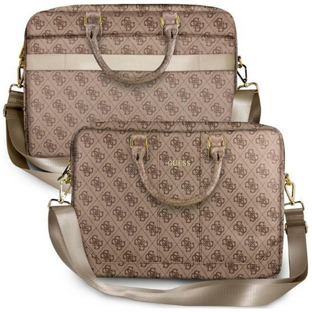 Guess Torba GUCB154GB 16" brąz/brown 4G Uptown