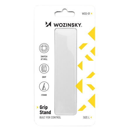 Wozinsky Grip Stand samoprzylepny uchwyt podstawka jasnozielony (WGS-01GG)