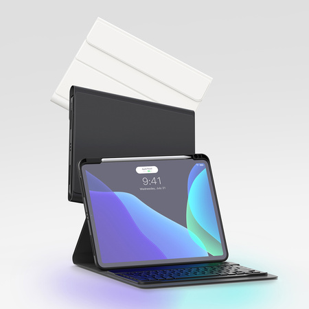 Baseus Brilliance etui z klawiaturą na iPad Pro 11" (2018 / 2020 / 2021) biały (ARJK000002)