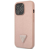 Guess GUHCP14XPSATLP iPhone 14 Pro Max 6,7" różowy/pink hardcase SaffianoTriangle Logo