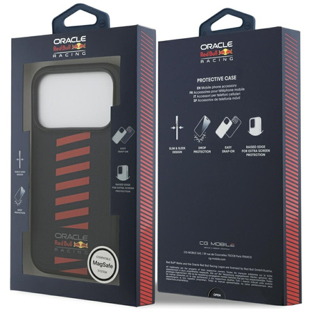 Etui Red Bull Meshed Powerbar MagSafe do iPhone 17 Pro granatowy