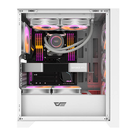 DARKFLASH DRX70 OBUDOWA DO KOMPUTERA Z WENTYLATORAMI RGB DO PC GAMING