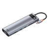BASEUS HUB 11W1 USB-C DO MACBOOKA Z 2X HDMI 3X USB 3.0 PD VGA ETHERNET RJ45
