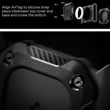 SPIGEN ETUI TOUGH ARMOR PET COLLAR DO AIRTAG 1 2 OCHRONA NA SZYJKE