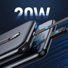 Joyroom Linglong powerbank 10000mAh 20W Power Delivery Quick Charge USB / USB Typ C / wbudowany kabel USB Typ C czarny (JR-L001 black)