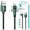 USAMS KABEL DO LIGHTNING 2A DO IPHONE 1M PLECIONY OBROTOWY SZYBKIE