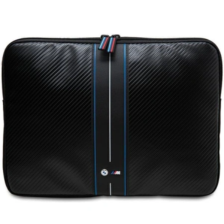 BMW Sleeve BMCS16COMSCAKL 16czarny/black Carbon Blue Stripes