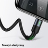USAMS KABEL PLECIONY 3W1 DO LIGHTNING MICROUSB USB-C 0.35M SZYBKA ŁADOWARKA